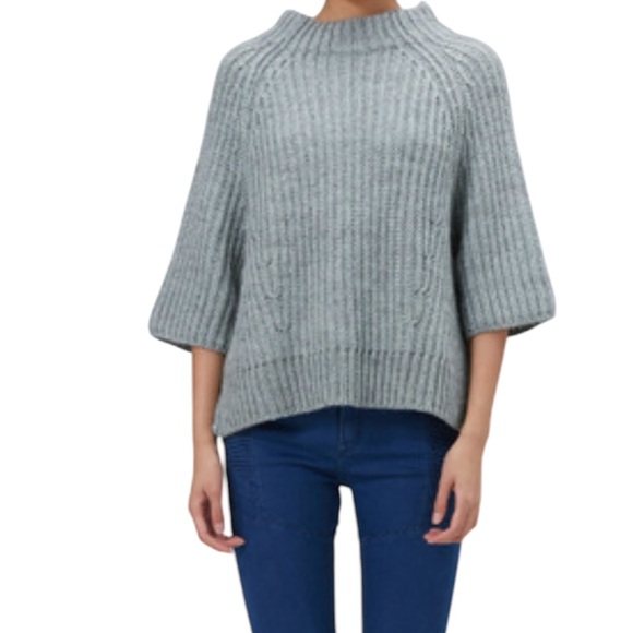 b+ab Wool Alpaca Blend Cropped Sweater Size XS - Picture 9 of 9